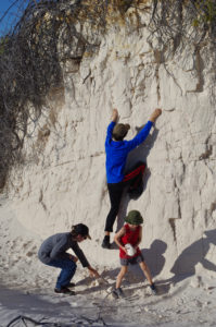 Hillocks of sand at White Sands