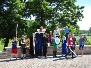 The LARPing gang