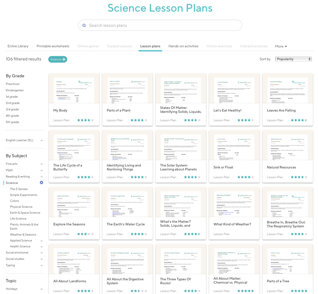 Lesson Plans